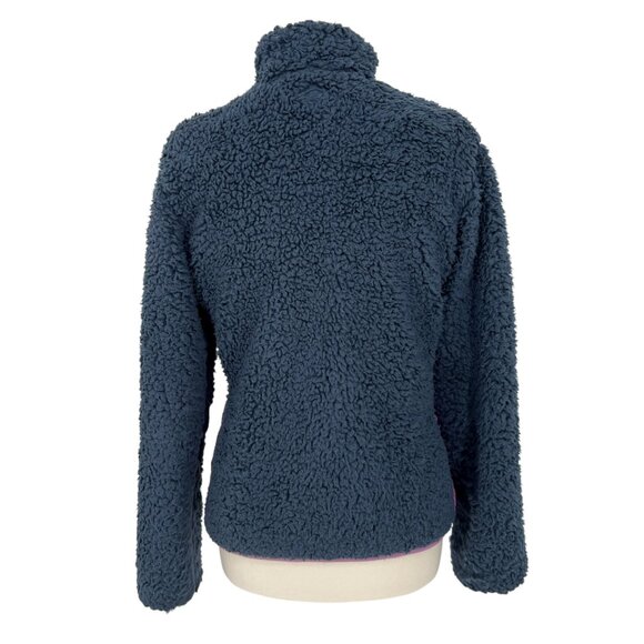 Mountain Hardwear Reversible Sherpa Fleece Womens Jacket Purple Blue Size Medium - Picture 5 of 16
